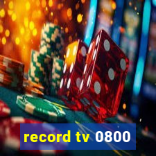 record tv 0800